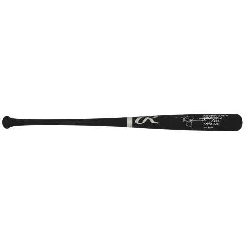 Sammy Sosa & Mark McGwire Dual Signed Rawlings Pro Black Baseball Bat w/1998 HR Chase