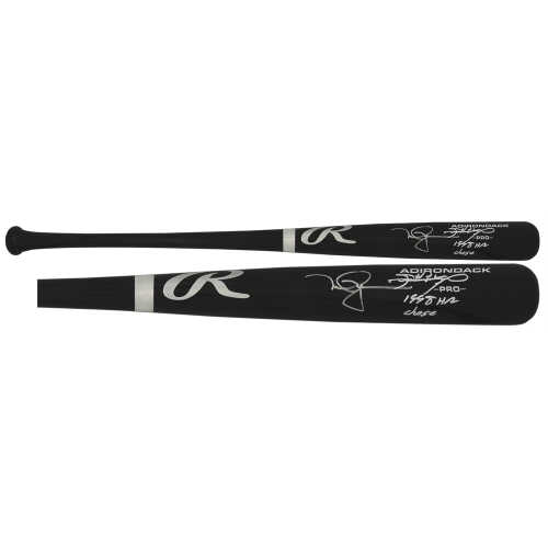 Sammy Sosa & Mark McGwire Dual Signed Rawlings Pro Black Baseball Bat w/1998 HR Chase - Image 2