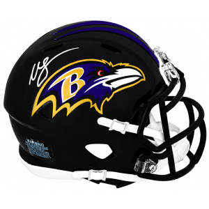 Willis McGahee Signed Baltimore Ravens Riddell Speed Mini Helmet