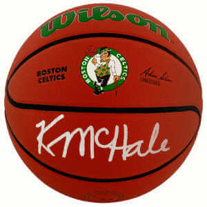 Kevin McHale Signed Boston Celtics Logo Wilson Alliance NBA Basketball