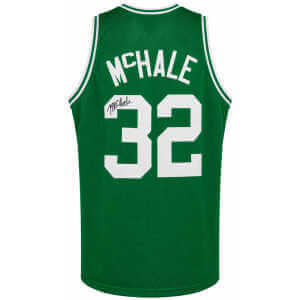 Kevin McHale Signed Green Custom Basketball Jersey