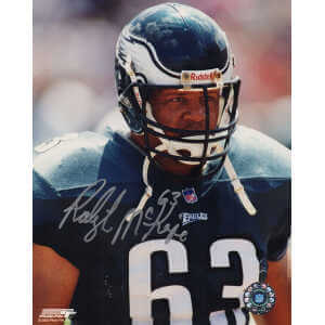 Raleigh McKenzie Signed Philadelphia Eagles Close Up 8x10 Photo
