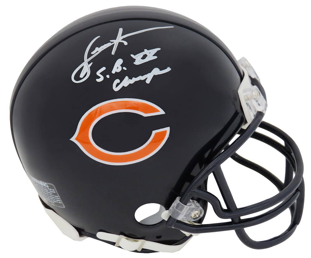 Chicago Bears NFL Collectible Mini Helmet, Picture Inside