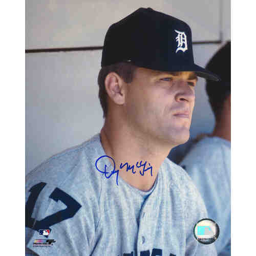 Denny McLain Signed Detroit Tigers Head Shot 8x10 Photo