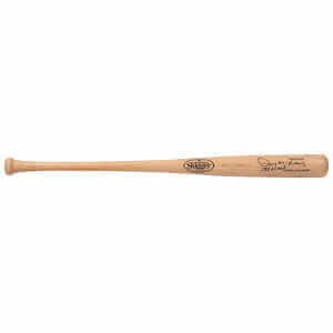 Denny McLain Signed Louisville Slugger Blonde Baseball Bat w/68 AL MVP