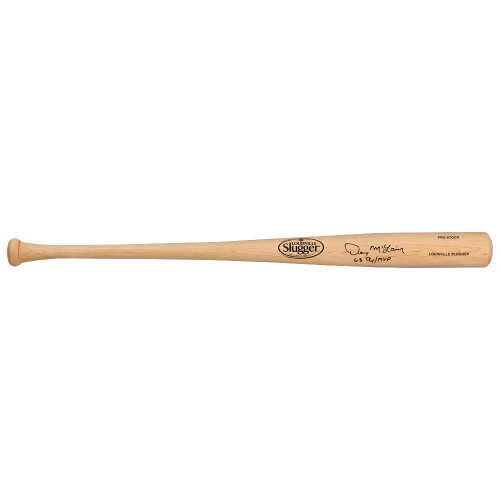 Denny McLain Signed Louisville Slugger Pro Stock Blonde Baseball Bat w/68 AL Cy, MVP