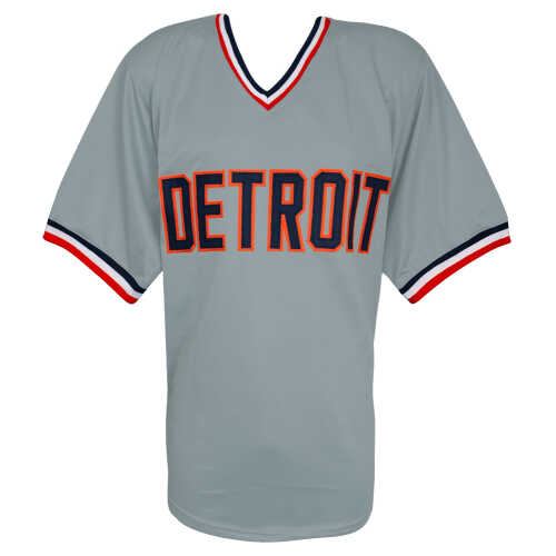 Denny McLain Signed Grey Custom Baseball Jersey w/68 AL MVP - Image 3