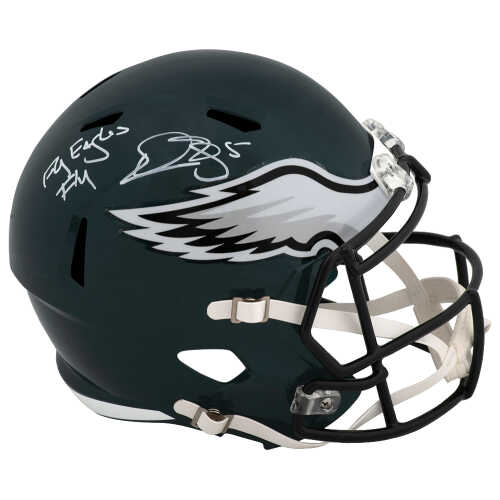 Donovan McNabb Signed Philadelphia Eagles Riddel Full Size Speed Replica Helmet w/Fly Eagles Fly