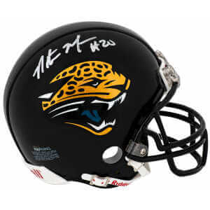 Natrone Means Signed Jacksonville Jaguars Riddell (VSR4) Mini Helmet