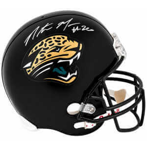 Natrone Means Signed Jacksonville Jaguars Throwback Riddell Full Size (VSR4) Replica Helmet