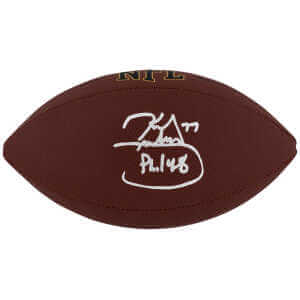 Karl Mecklenburg Signed Wilson Super Grip Full Size NFL Football