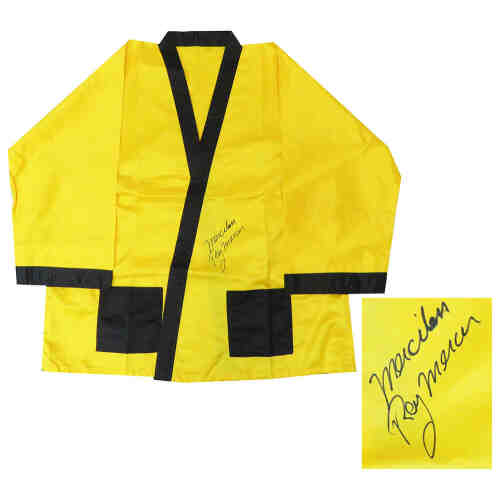 Ray Mercer Signed Yellow Boxing Robe w/Merciless