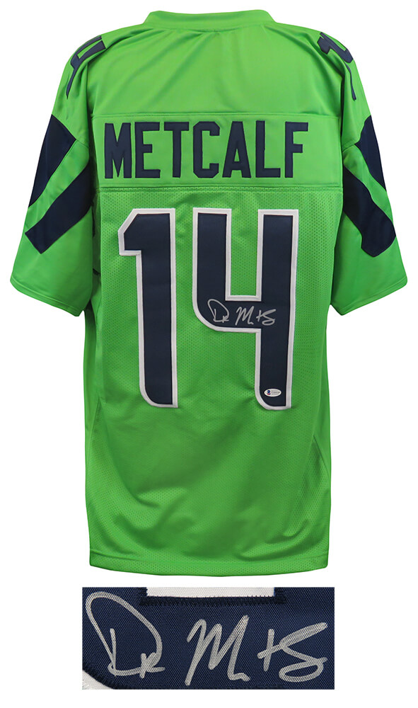 DK Metcalf Signed Seattle Seahawks Jersey - Beckett Authentication