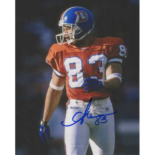 Anthony Miller Signed Broncos Orange Jersey Pose 8x10 Photo