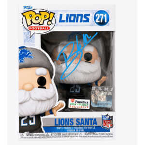 Blake Miller Signed Detroit Lions SANTA Funko Pop Doll #271