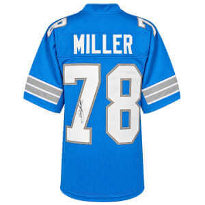 Blake Miller Signed Blue Custom Football Jersey