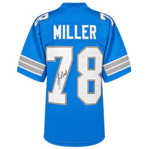 Blake Miller Signed Blue Custom Football Jersey w/Restore The Roar
