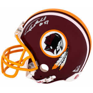 Rich Milot Signed Washington Throwback Riddell (VSR4) Mini Helmet