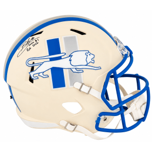 Blake Miller Signed Detroit Lions RETRO Riddell Full Size Speed Replica Helmet w/Lions #1 Pick 2026