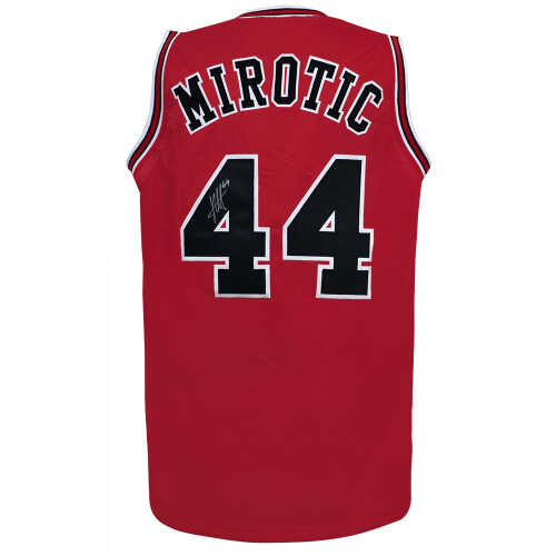 Nikola Mirotic Signed Red Custom Basketball Jersey