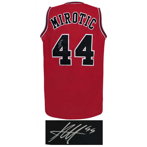 Nikola Mirotic Signed Red Custom Basketball Jersey - Image 2