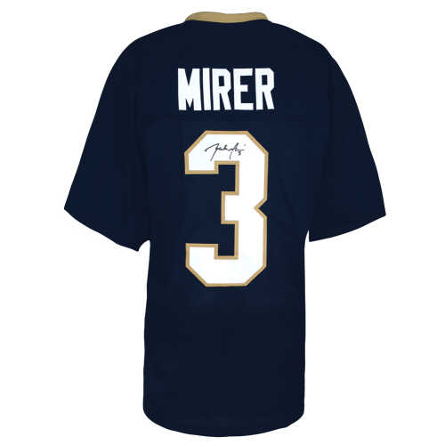 Rick Mirer Signed Navy Custom College Football Jersey