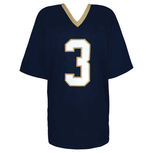 Rick Mirer Signed Navy Custom College Football Jersey - Image 3