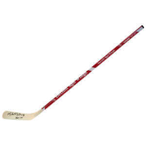 Mike Modano Signed Detroit Red Wings Logo 48 Inch Full Size Hockey Stick w/HOF'14
