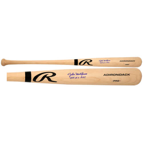 John Montefusco Signed Rawlings Pro Blonde Baseball Bat w/1975 NL ROY - Image 2