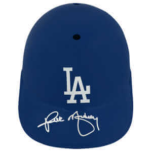 Rick Monday Signed Los Angeles Dodgers Souvenir Replica Batting Helmet