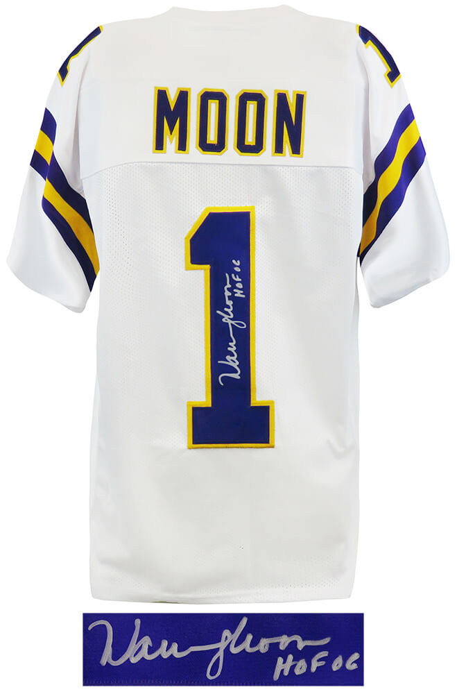 Warren Moon signed outlet jersey