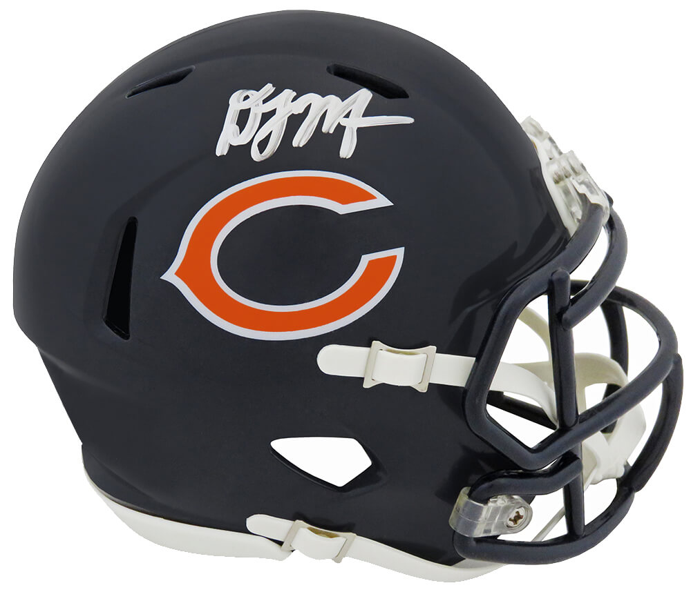 D.J. (DJ) Moore Signed Chicago Bears Riddell Speed Mini Helmet