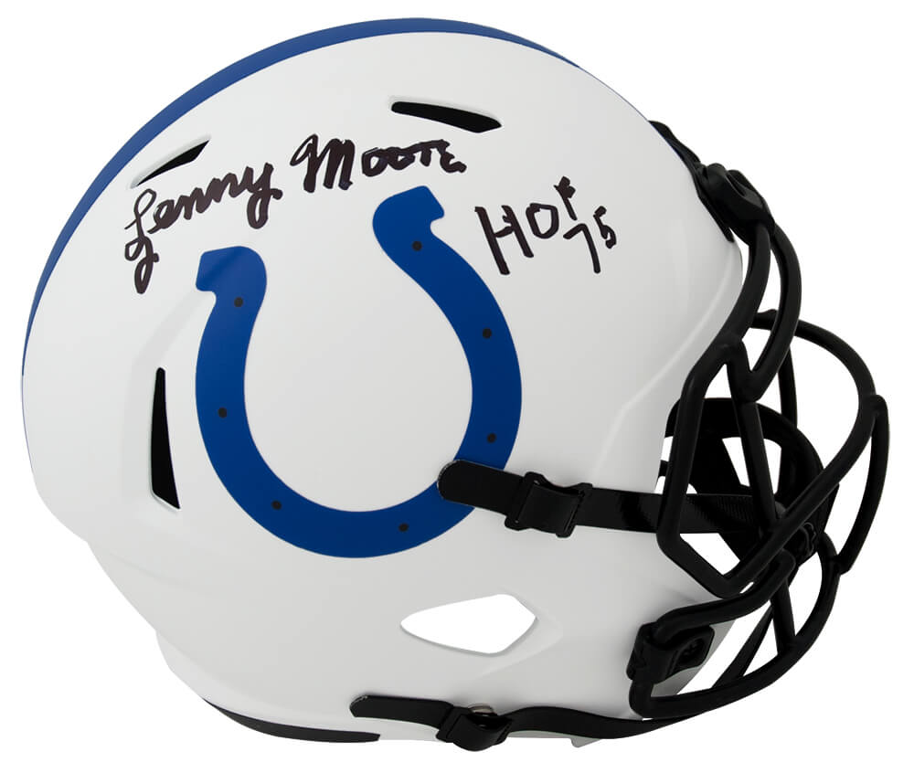 LOS ANGELES RAMS Team Signed Inscribed Lunar Eclipse Speed Helmet