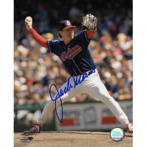 Jack Morris Signed Cleveland Indians Pitching 8x10 Photo