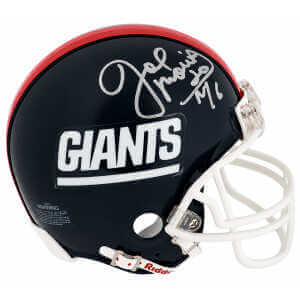 Joe Morris Signed New York Giants Throwback Riddell (VSR4) Mini Helmet