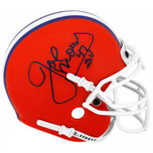 Joe Morris Signed Syracuse Schutt Mini Helmet