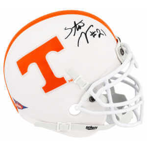 Stanley Morgan Signed Tennessee Volunteers Schutt Mini Helmet