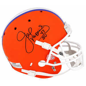 Joe Morris Signed Syracuse Schutt Full Size Replica Helmet