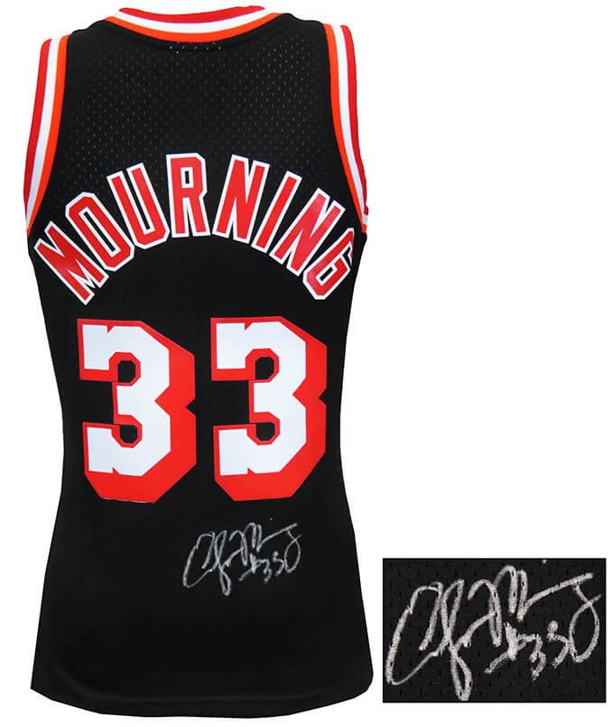 Miami Heat Alonzo Mourning Autographed Signed Jersey Jsa Coa – MVP