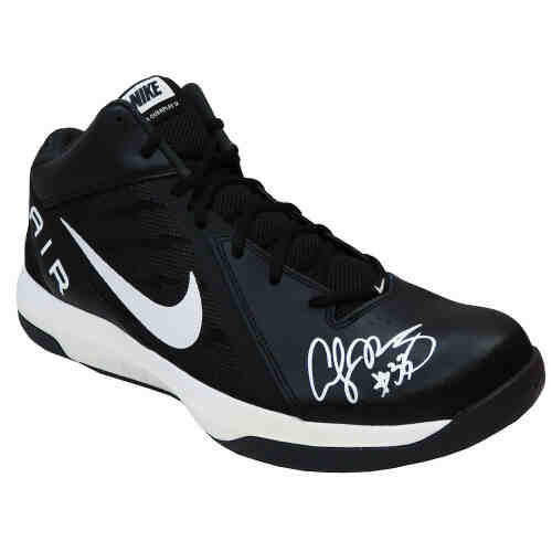 Alonzo Mourning Signed Nike The Overplay IX Men's Basketball Black Shoe (Right Foot)
