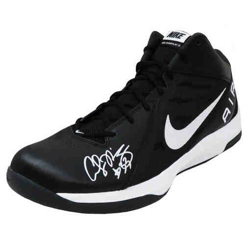 Alonzo Mourning Signed Nike The Overplay IX Men's Basketball Black Shoe (Left Foot)