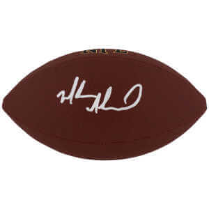 Muhsin Muhammad Signed Wilson Super Grip Full Size NFL Football