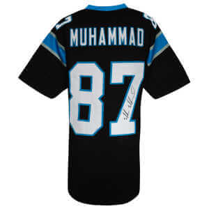 Muhsin Muhammad Signed Black Custom Football Jersey