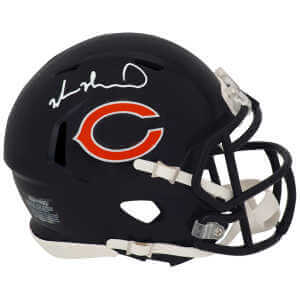 Muhsin Muhammad Signed Chicago Bears Riddell Speed Mini Helmet