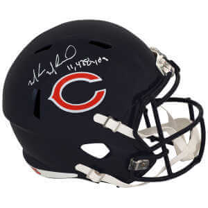 Muhsin Muhammad Signed Chicago Bears Riddell Full Size Speed Replica Helmet w/11,438 Yards