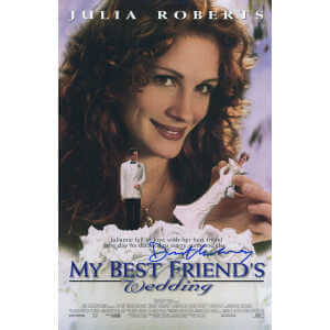 Dermot Mulroney Signed My Best Friends Wedding 11×17 Movie Poster