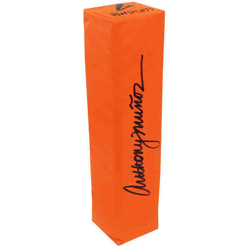 Anthony Munoz Signed Orange Endzone Football Pylon