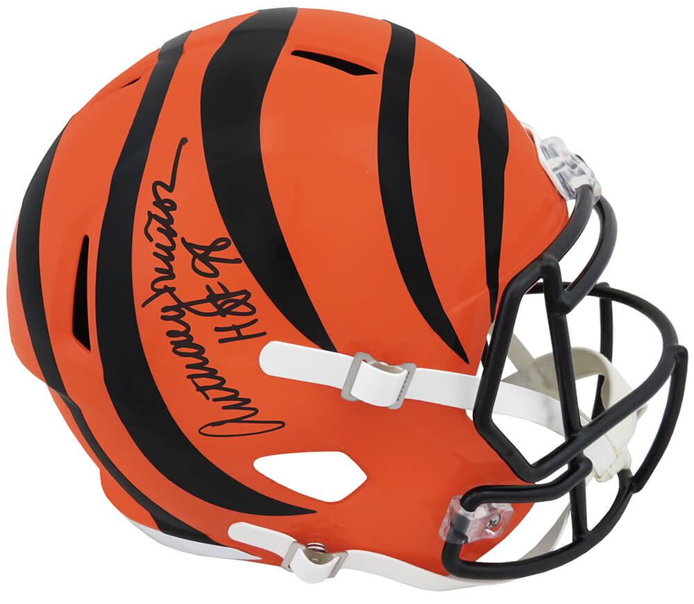 Bengals Joseph Ossai Authentic Signed Speed Mini Helmet BAS Witnessed