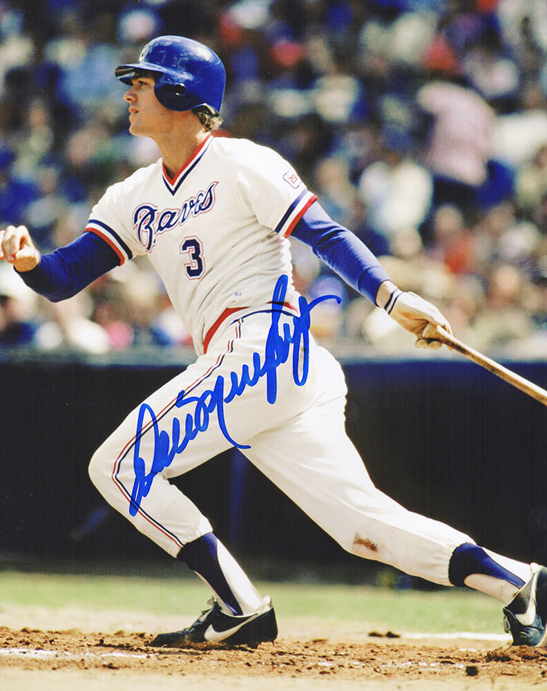 Dale Murphy Signed Braves White Jersey Swinging 8×10 Photo – Schwartz  Sports Memorabilia