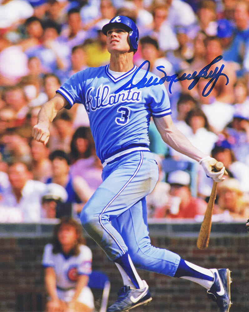 Dale Murphy Signed Braves T/B Blue Jersey Swinging 8×10 Photo – Schwartz  Sports Memorabilia